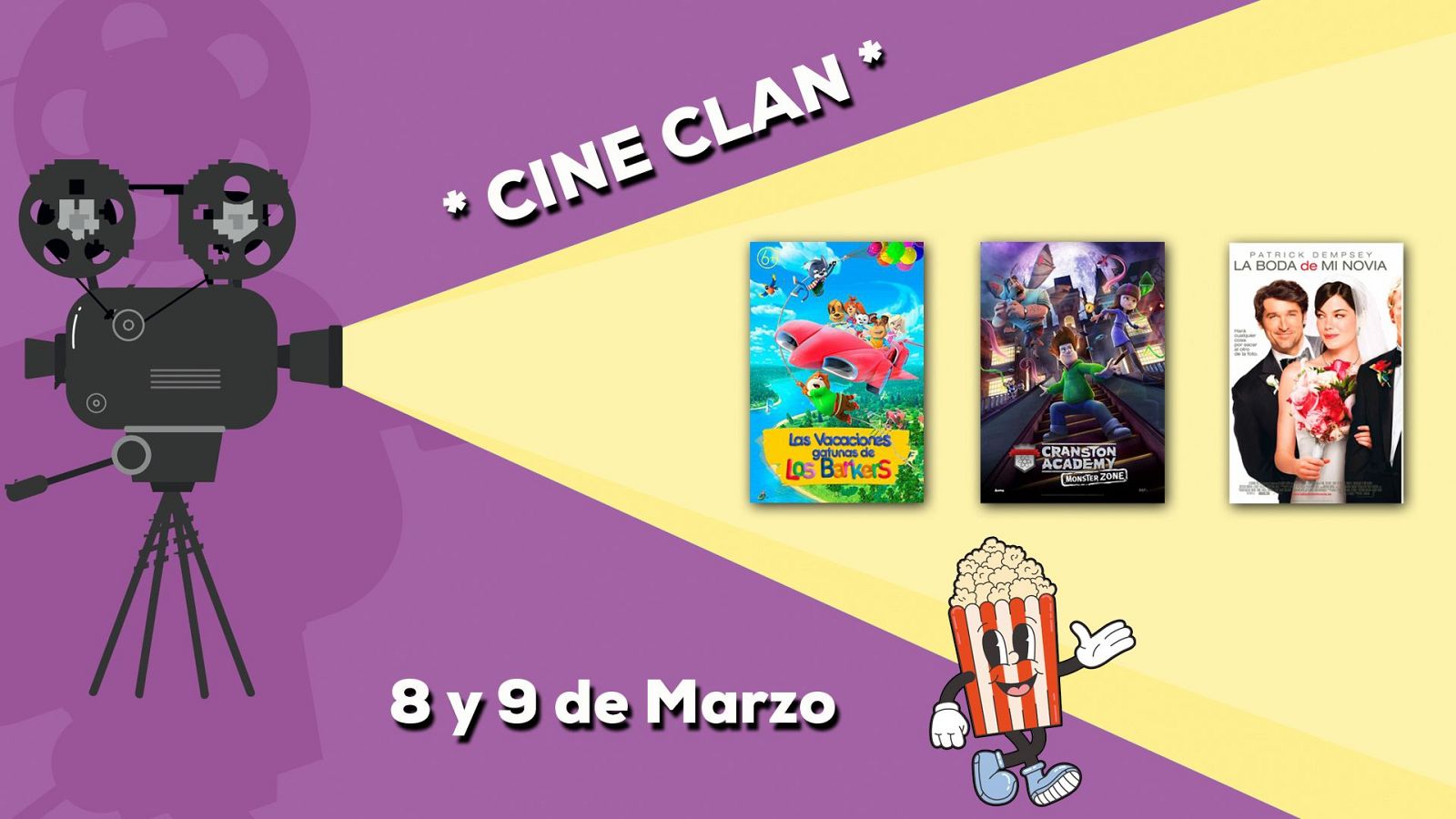 ¡Aventuras, monstruos y una boda singular esta semana en Cine Clan!
