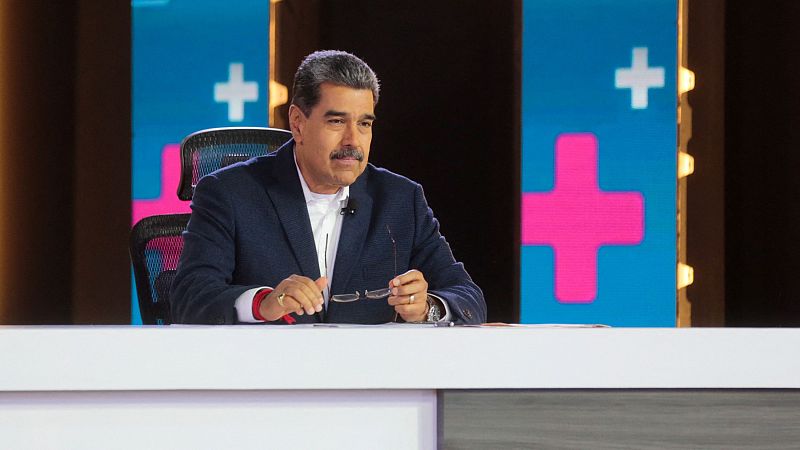 El presidente de Venezuela, Nicolás Maduro, en Caracas