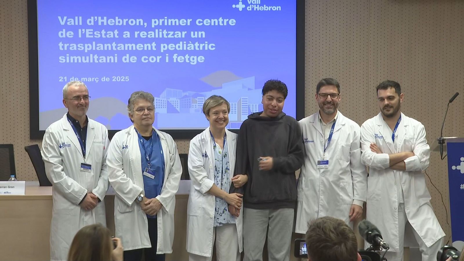 L'Anas podrà recuperar la seva vida gràcies a l'equip de cirurgians