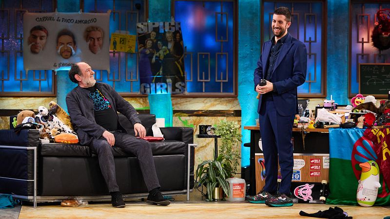 Karra Elejalde y David Broncano en La Revuelta 27/3/25