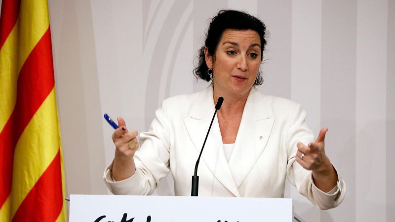 La consellera Alícia Romero en roda de premsa