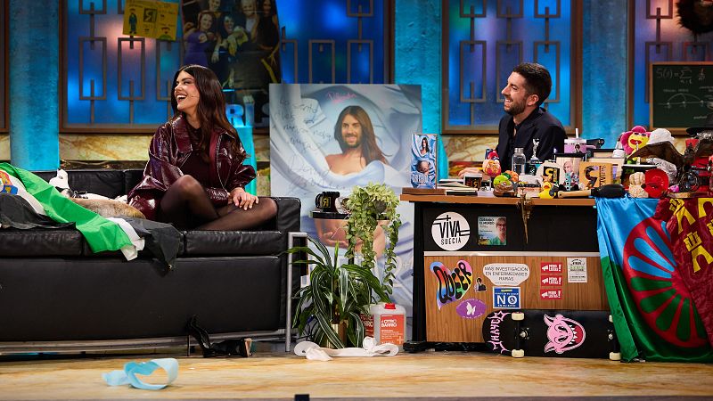 David Broncano y Dulceida en La Revuelta 31/3/25