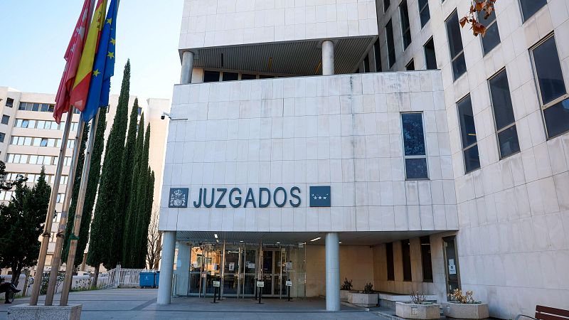 Exterior de los juzgados de Plaza de Castilla en Madrid