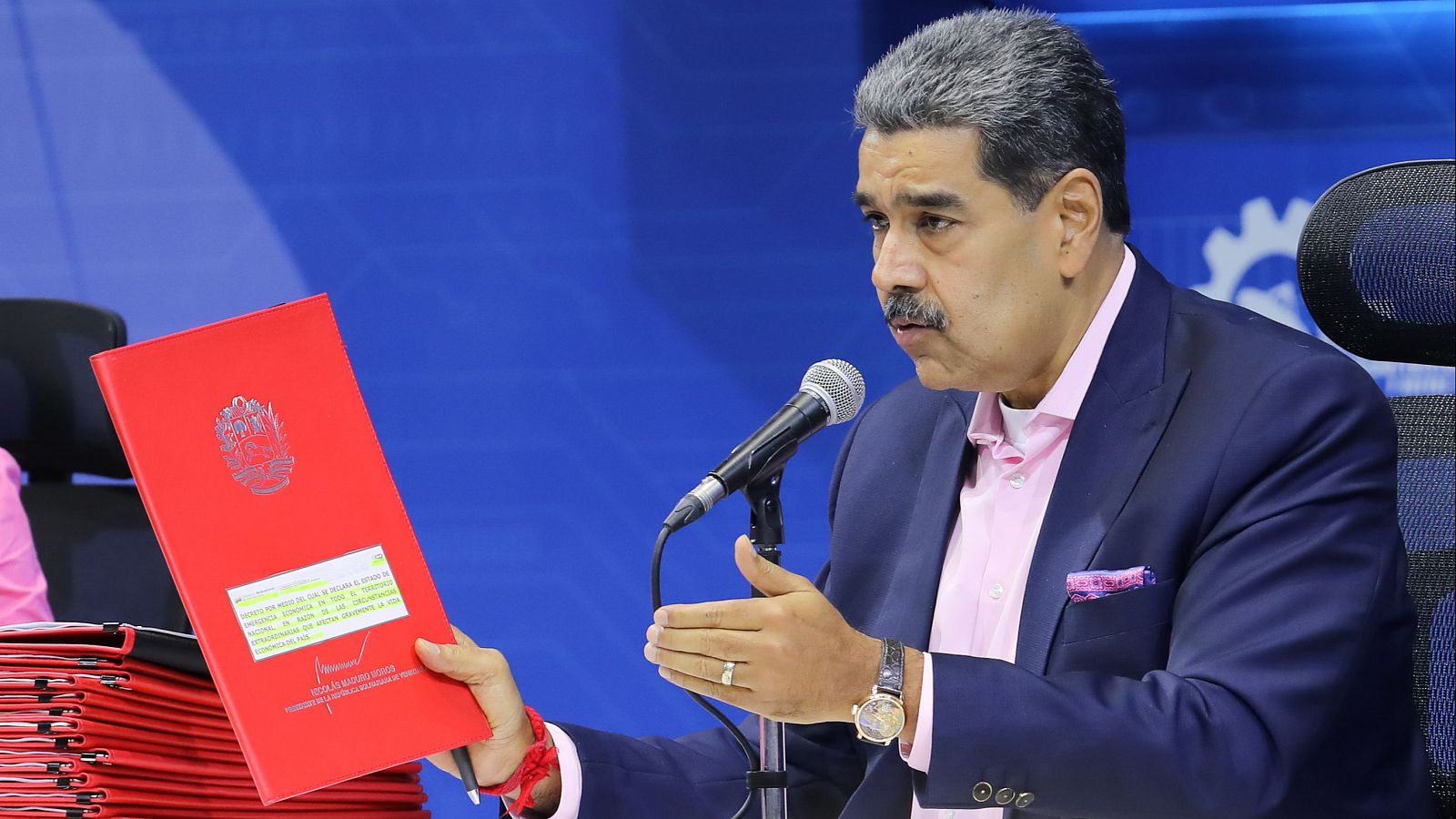 El presidente de Venezuela, Nicolás Maduro, en Caracas