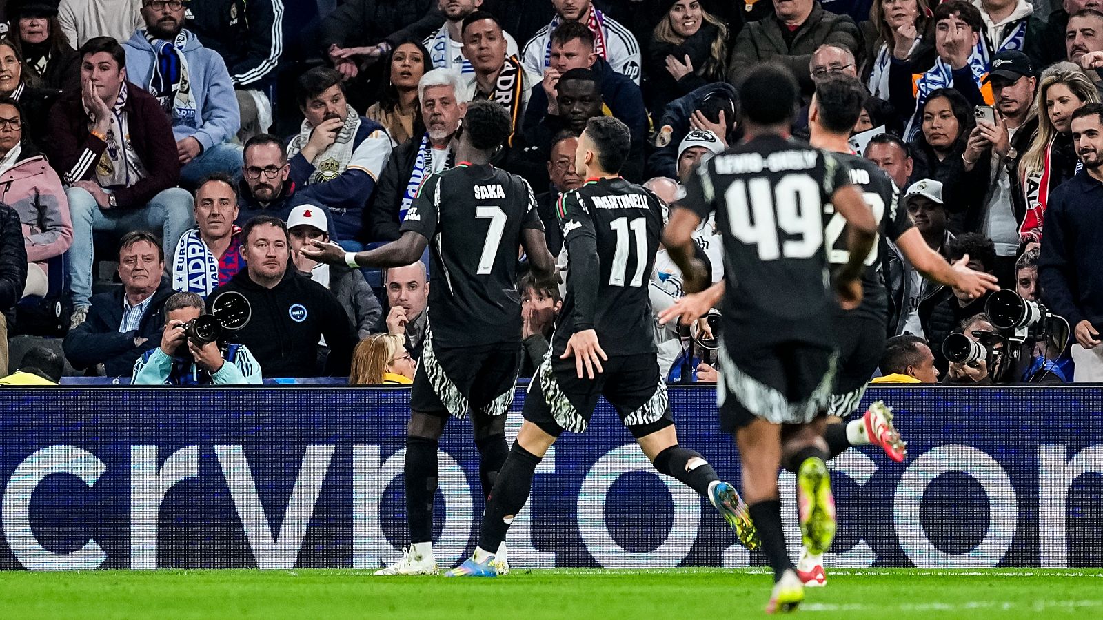 Real Madrid - Arsenal: gol de Saka
