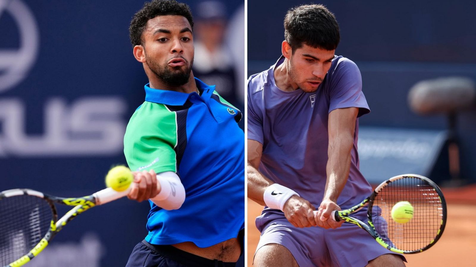 Carlos Alcaraz y Arthur Fils, rivales en las semifinales del Conde de Godó 2025