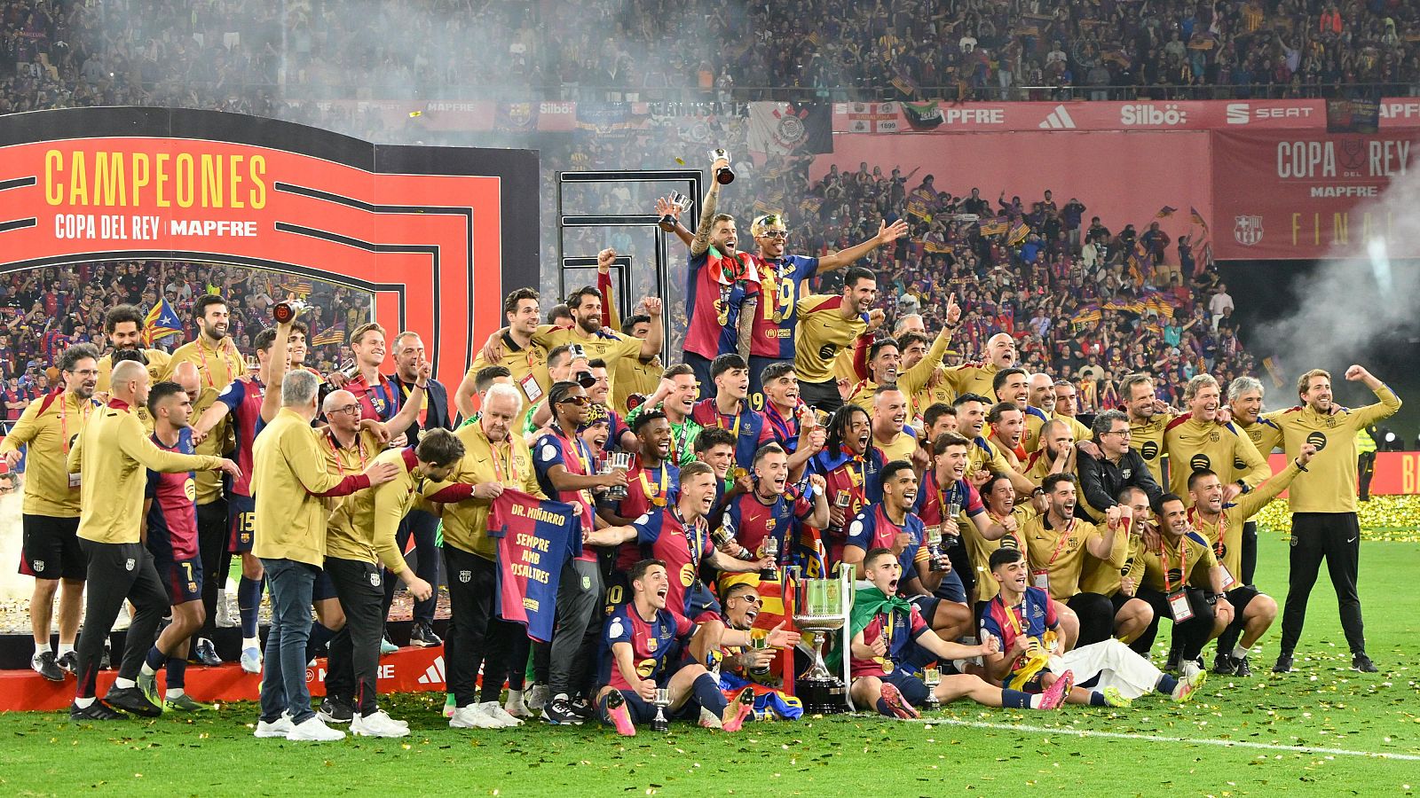El Barcelona llega a la cita de Champions ante el Inter en un momento pletórico tras ganar la Copa.