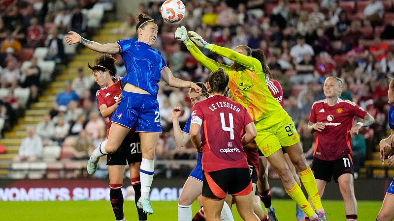 Partido entre el Chelsea y el Manchester United de la liga inglesa femenina
