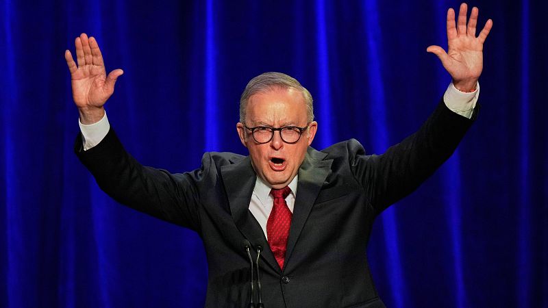 El primer ministro Albanese proclama la victoria del Partido Laborista en las elecciones de Australia