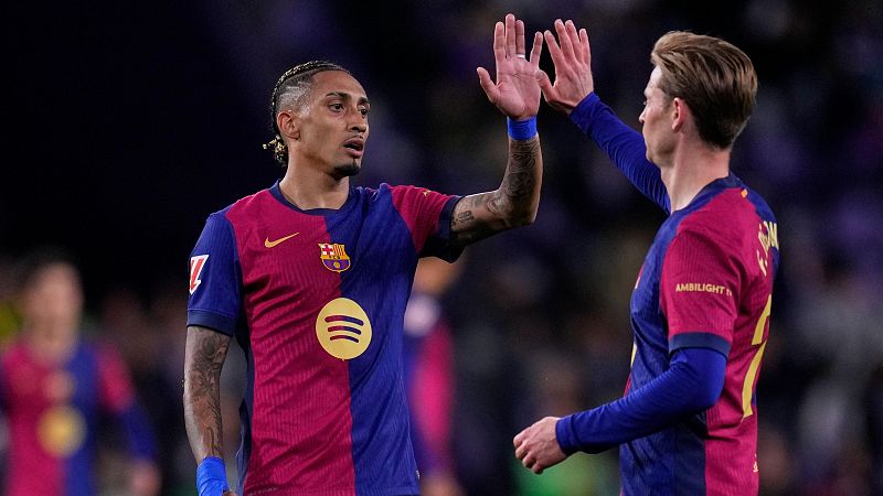 El Barcelona venció al Valladolid y dio un paso de gigante en su lucha por conquistar la Liga.