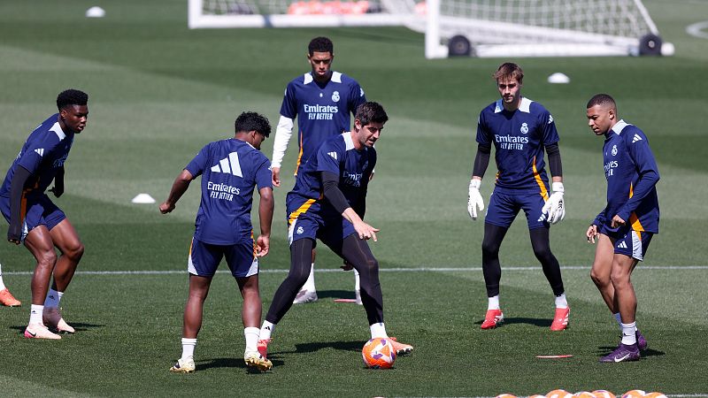 Entrenamiento del Real Madrid