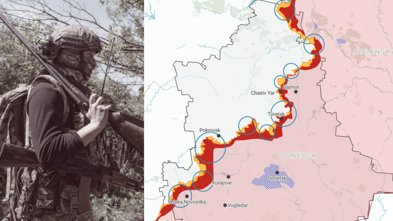 Así está el mapa de la guerra en Ucrania en mayo de 2025