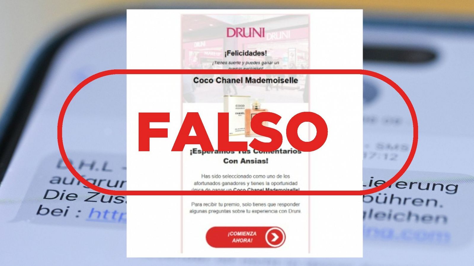Druni no regala un perfume por responder esta encuesta, es un fraude