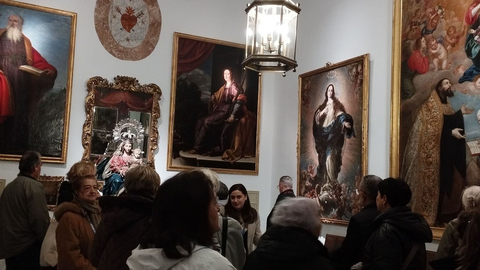 En el interior del Monasterio