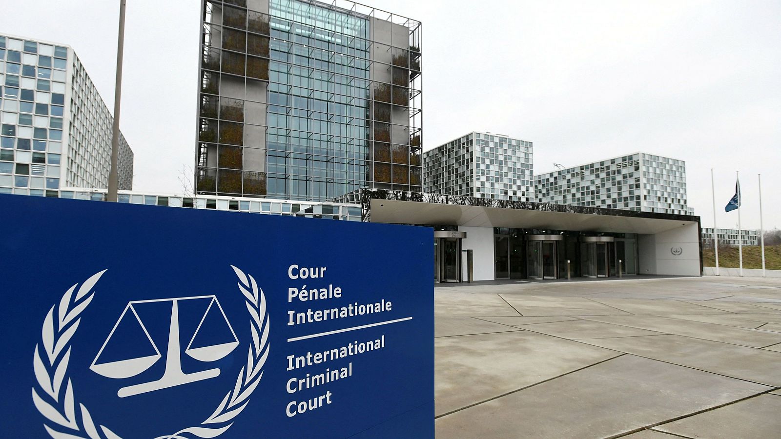 El edificio de la Corte Penal Internacional en La Haya, Países Bajos