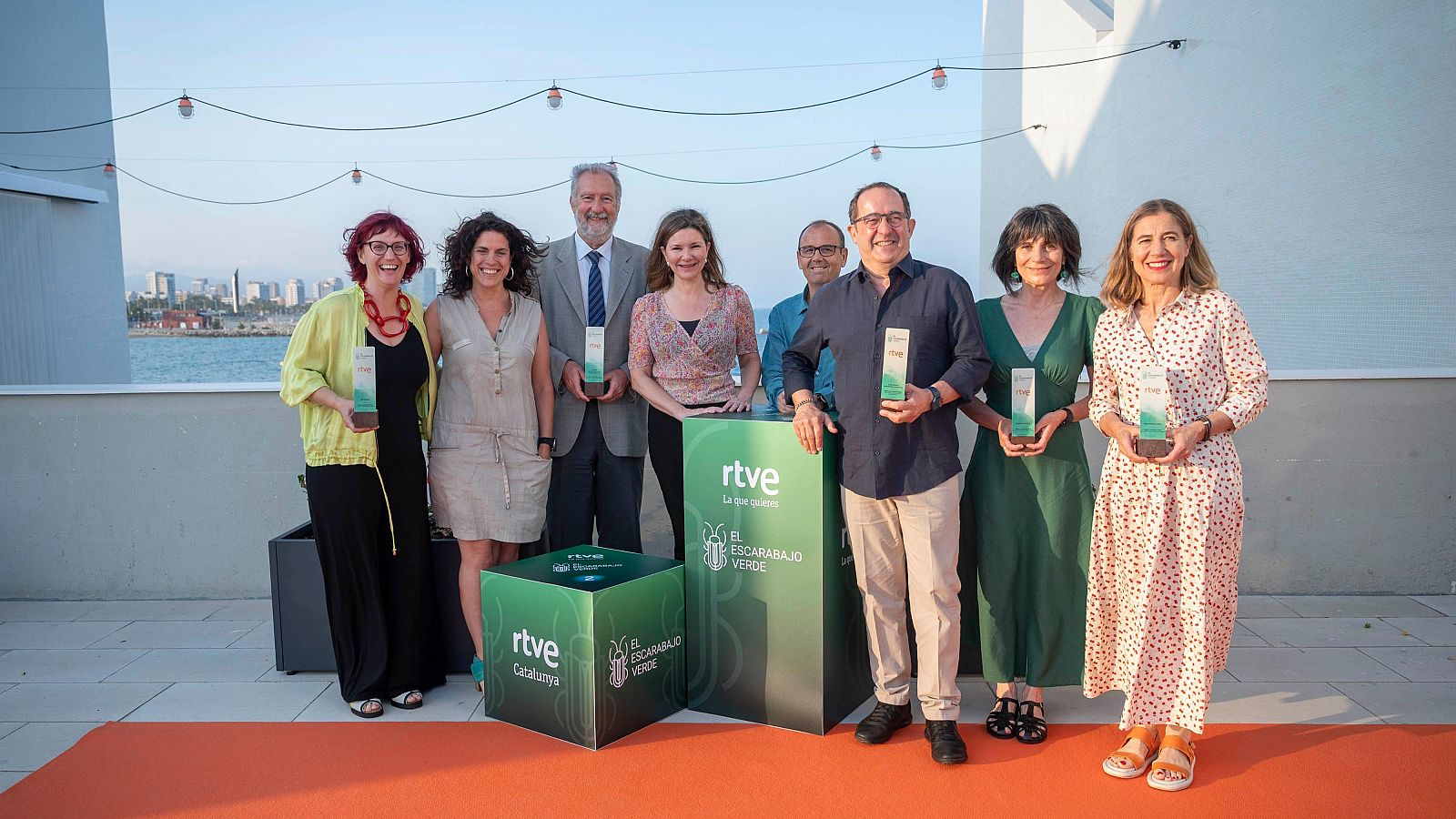 Premiados con REZERO, AEMET, José María Montero Sandoval, Paola Laiolo y Ana Parellada