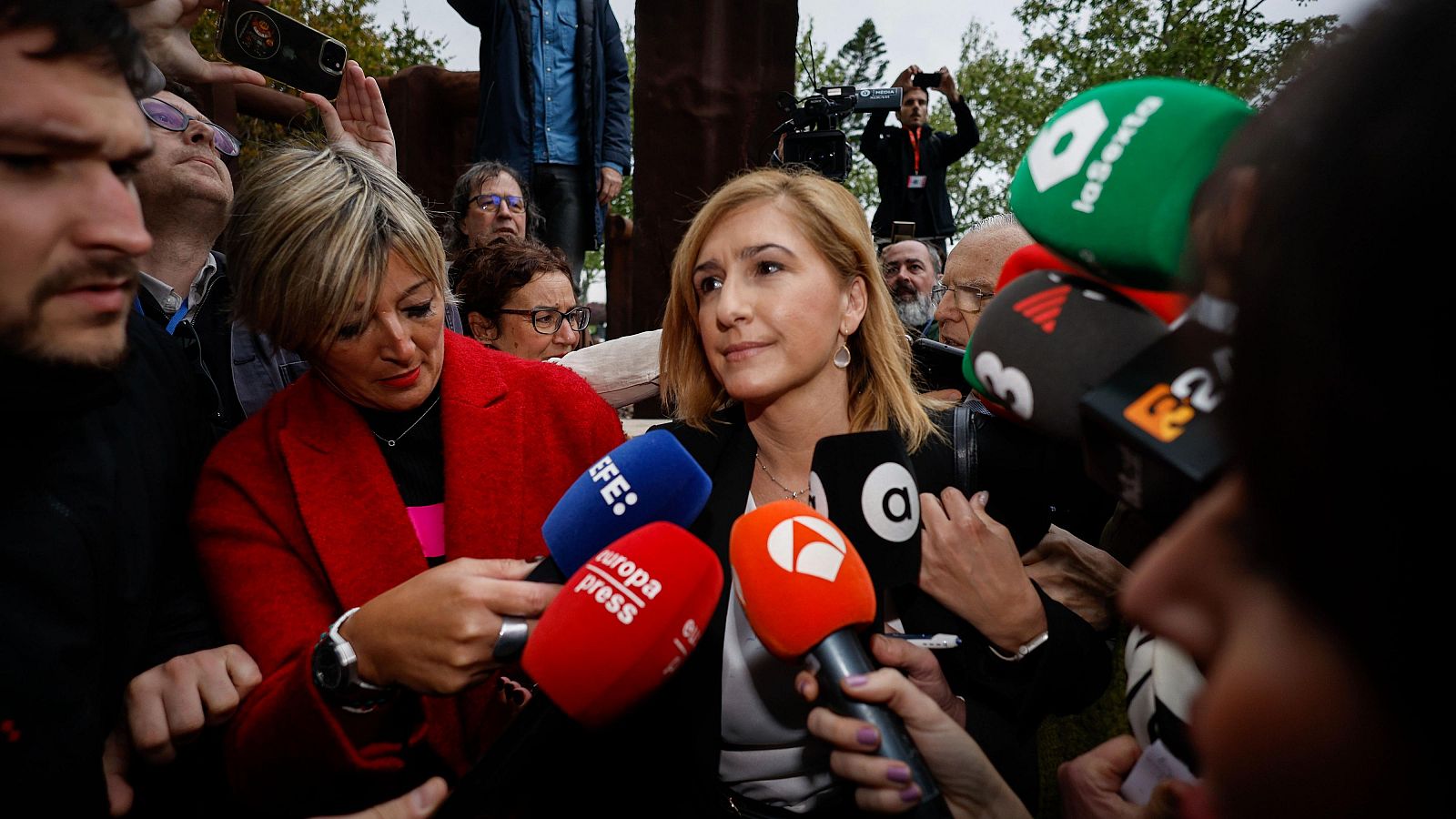 La exconsellera Salomé Pradas, a su llegada a los juzgados de Valencia el pasado 11 de abril
