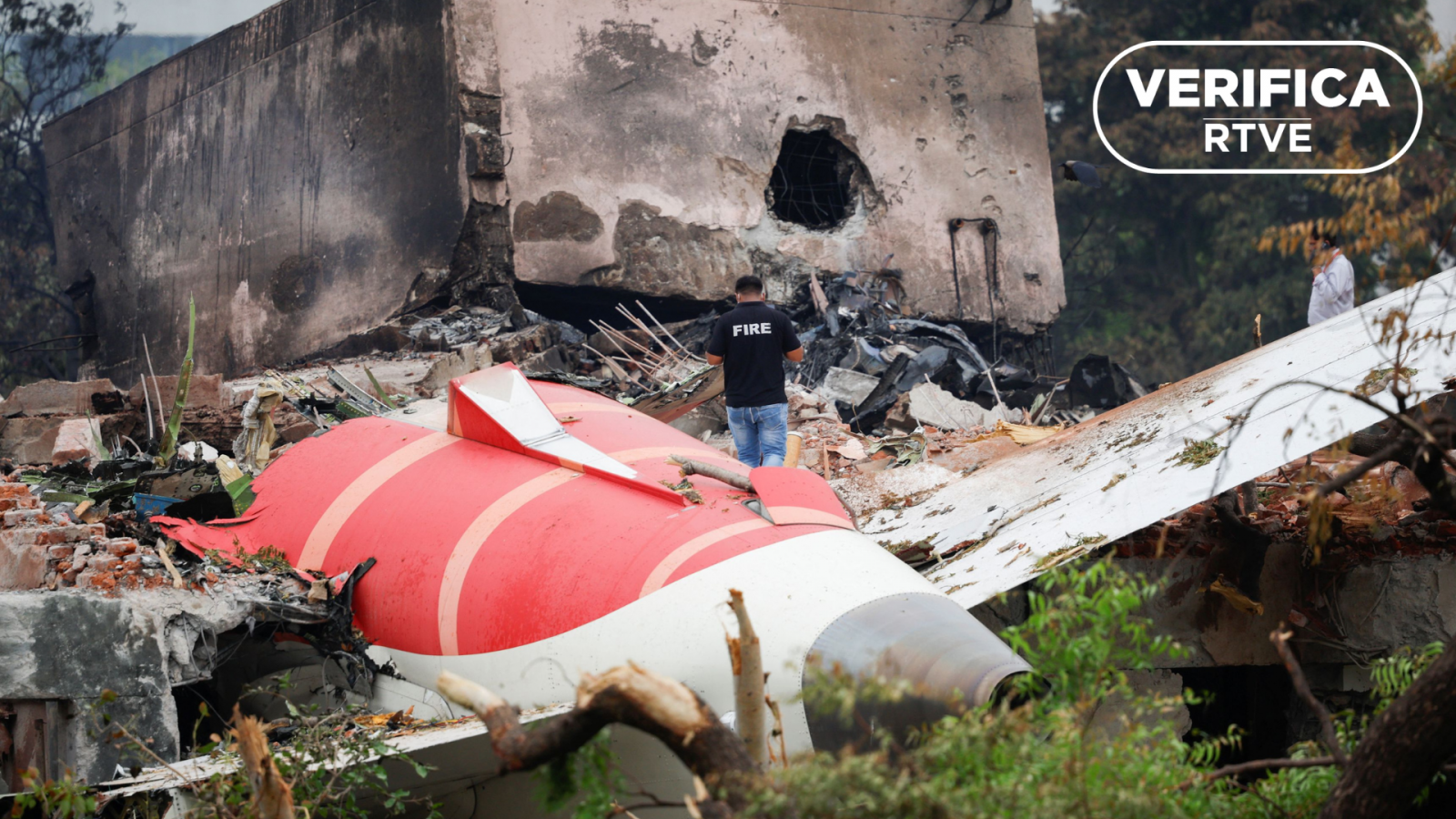 Bulos y desinformación del accidente de avión de Air India