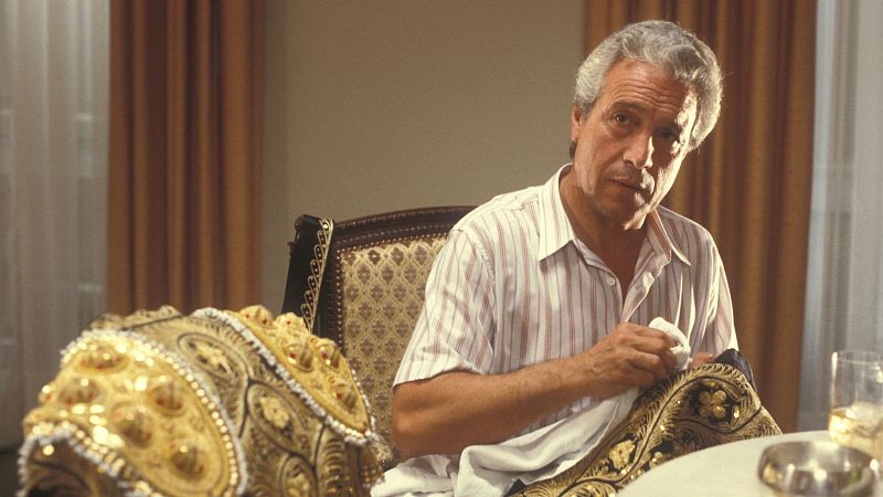 Manolo Zarzo durante una de las ficciones en las que participó