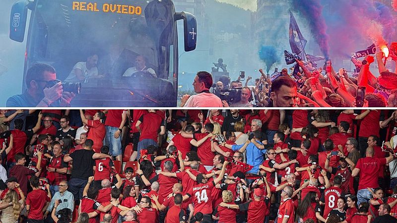 Real Oviedo y CD Mirandés buscan el ascenso a Primera División en el Carlos Tartiere