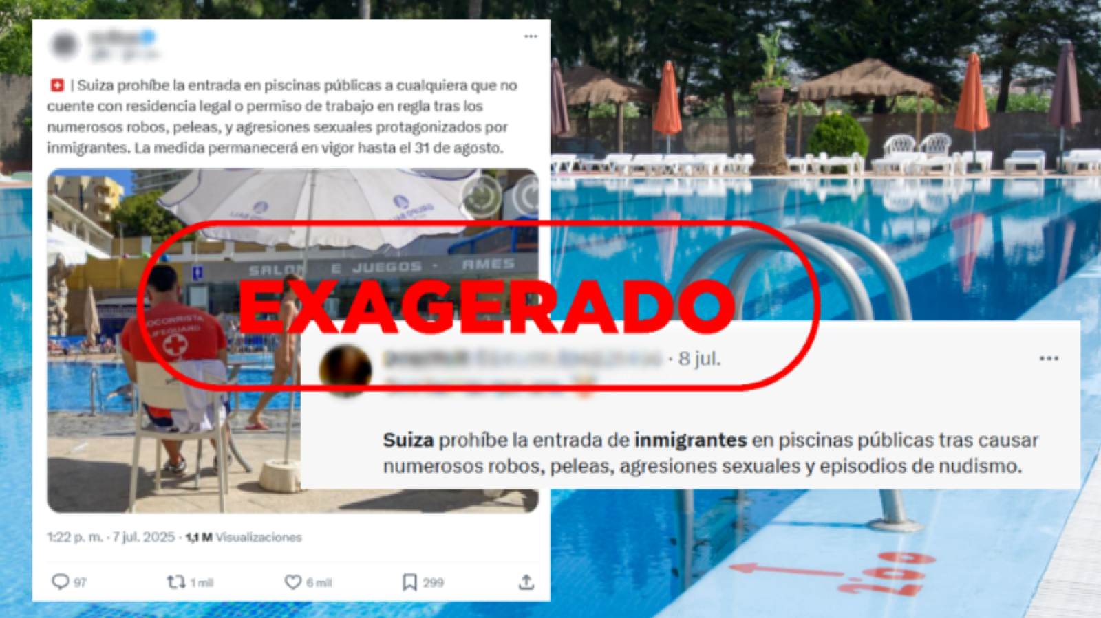 Suiza no ha prohibido el acceso de los inmigrantes a las piscinas públicas