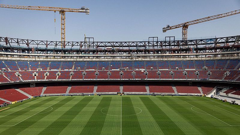El nou estadi Spotify Camp Nou en obres