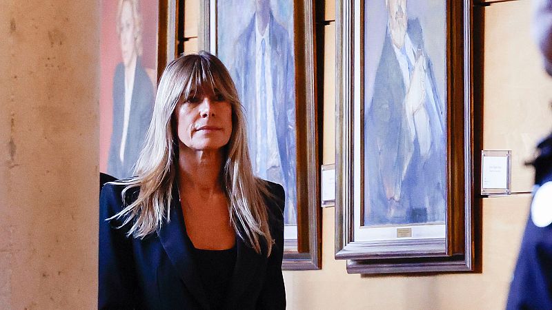 Begoña Gómez, esposa del presidente del Gobierno, Pedro Sánchez, en una imagen de archivo, en la Asamblea de Madrid