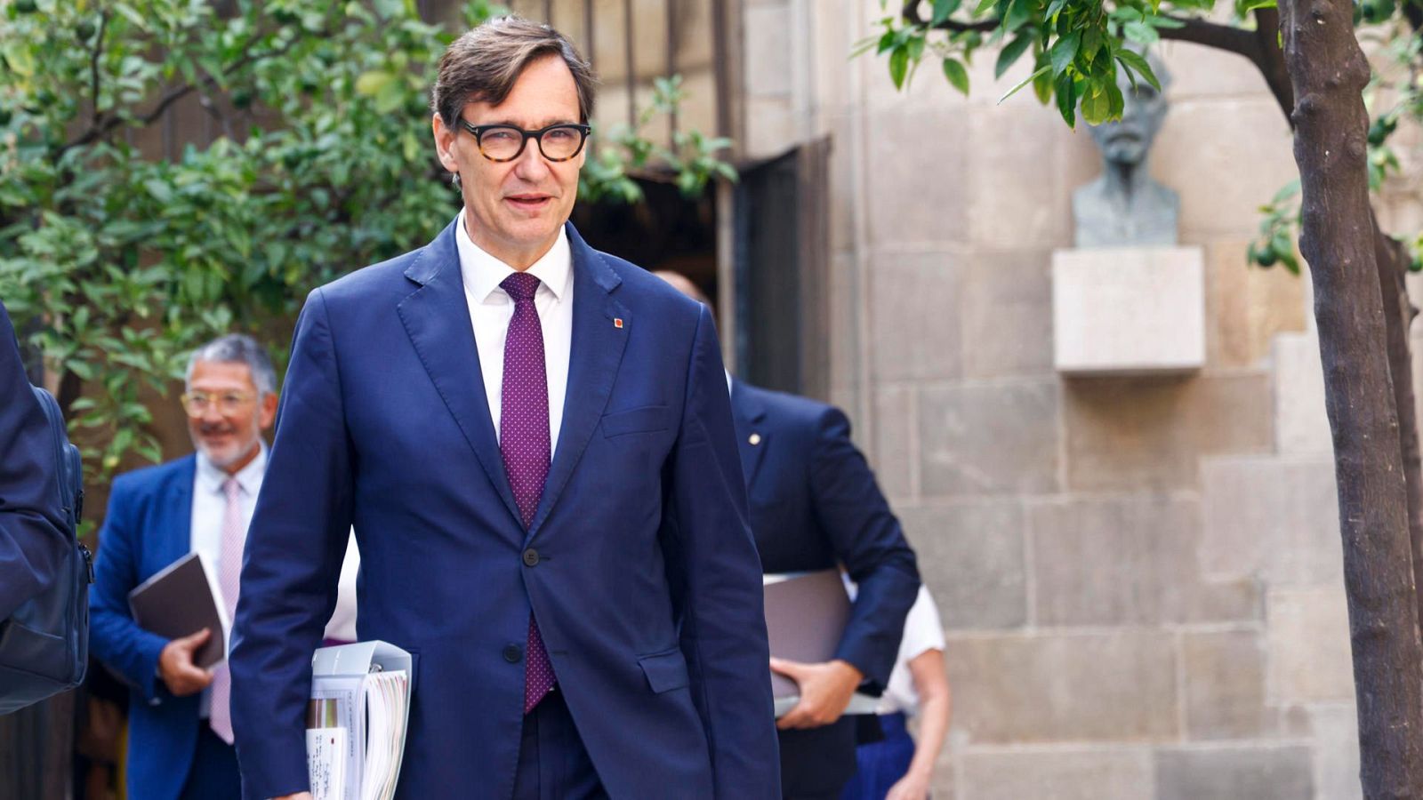 El presidente catalán, Salvador Illa