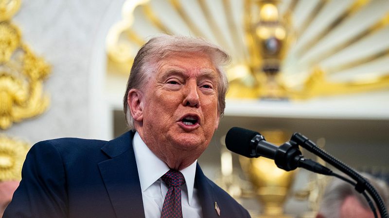 El presidente de Estados Unidos, Donald Trump, en la Casa Blanca