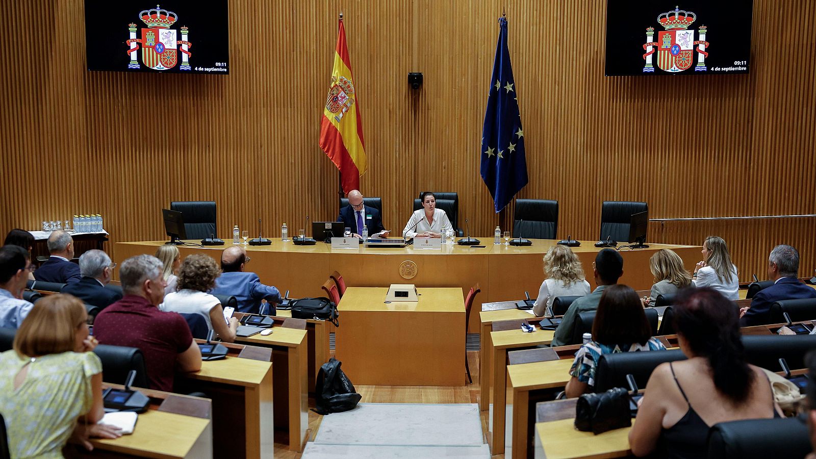 La diputada de Vox Rocío de Mer participa en unas jornadas impulsadas por Vox en el Congres