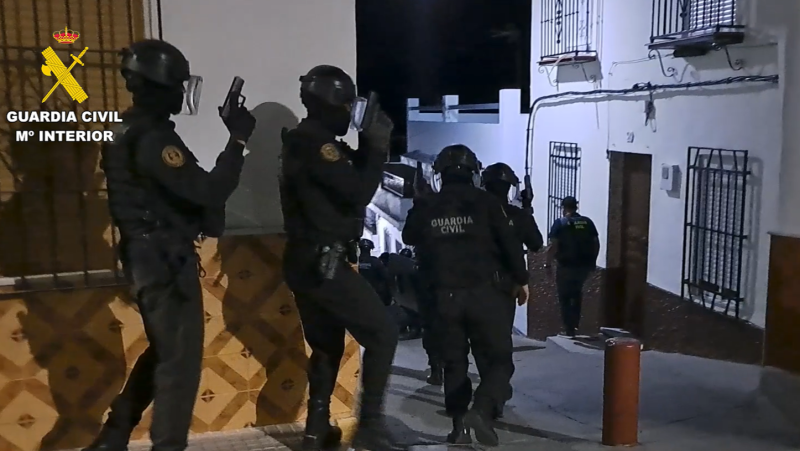 La Guardia Civil desmantela una red de narcotráfico en Cádiz tras el secuestro y tortura de uno de sus miembros