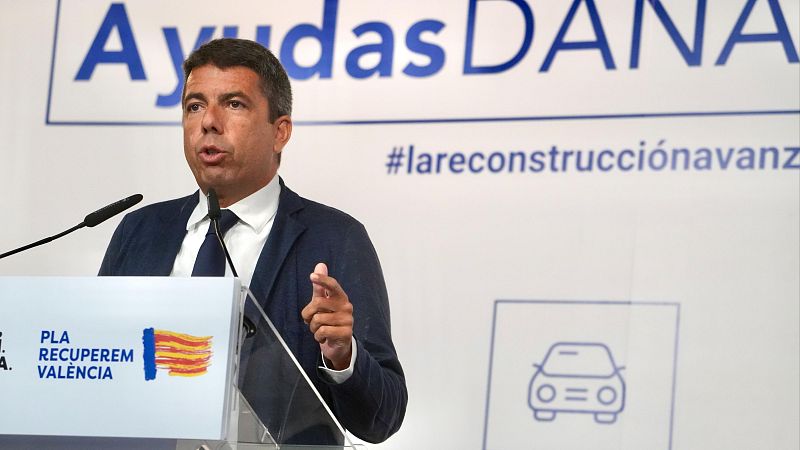 Mazón avisa a Sánchez de que si llega otra dana los daños podrían ser peores