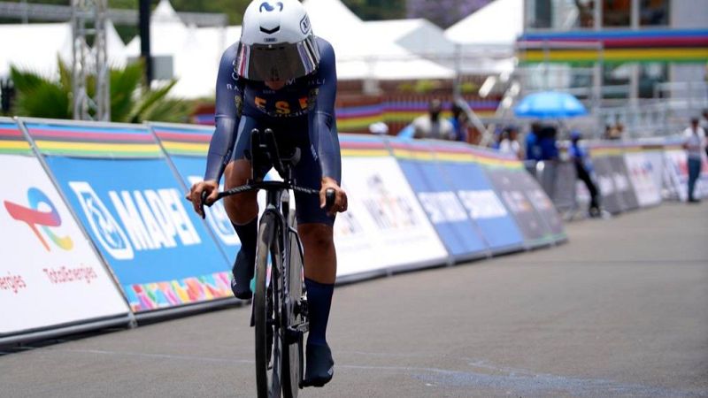 Paula Ostiz, medalla de plata en el Mundial júnior contrarreloj