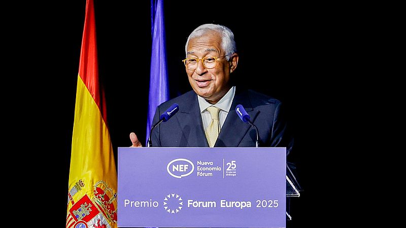 António Costa recibe el premio Fórum Europa 2025: "La paz sin defensa es una ilusión, el poder blando no basta"
