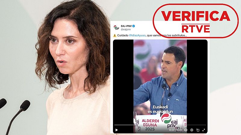 Imanol Pradales no dijo "Ayuso, entzun, pim, pam, pum"