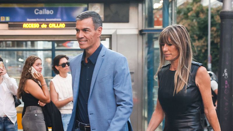 El presidente del Gobierno, Pedro Sánchez, y su mujer, Begoña Gómez, en una imagen de hace unas semanas.