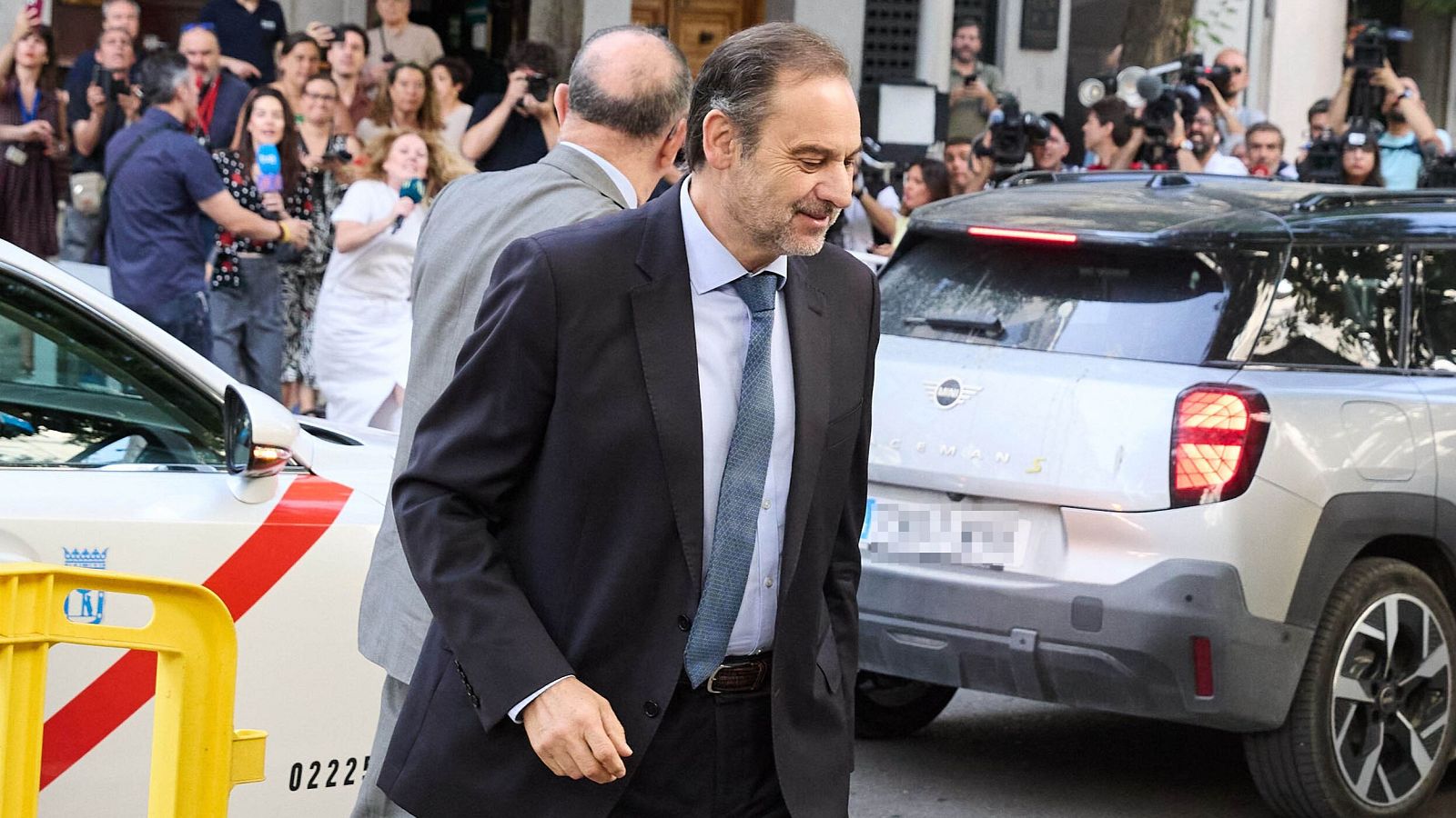 El exasesor del exministro José Luis Ábalos Koldo García a su llegada al Tribunal Supremo,