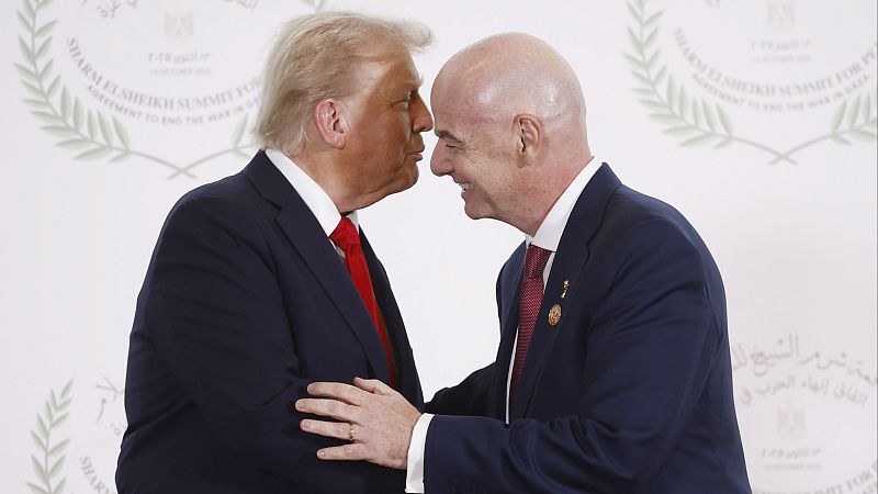 Infantino, en el plan de Trump para Gaza