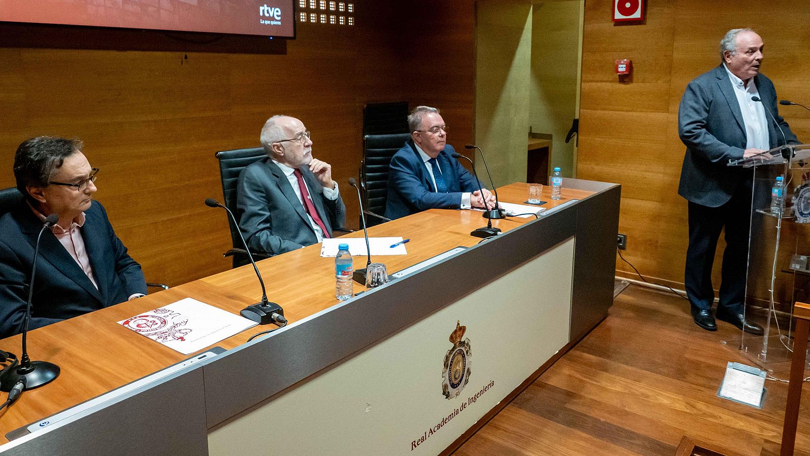 Presentación oficial de la VIII Convocatoria de Impulsa Visión RTVE en la Real Academia de la Ingeniería