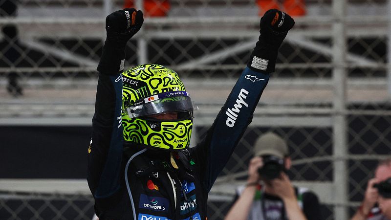 Lando Norris,  campeón del mundo de Fórmula 1