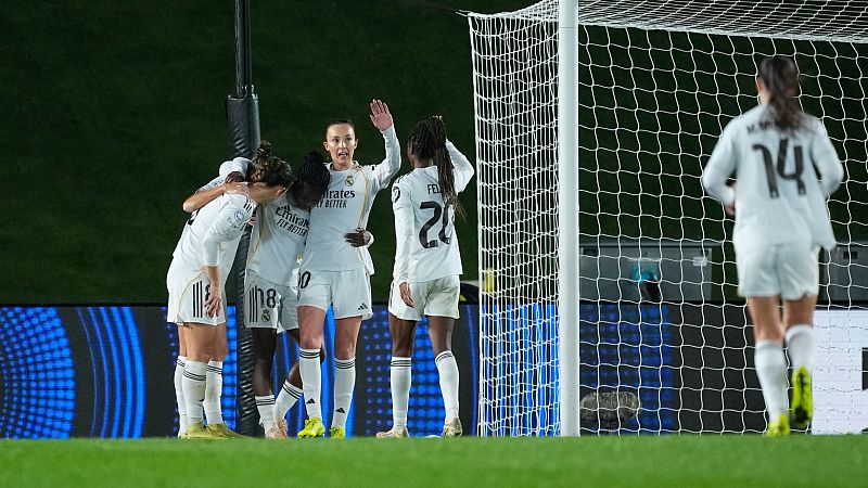 Caicedo ha sido la autora del segundo tanto del Madrid.