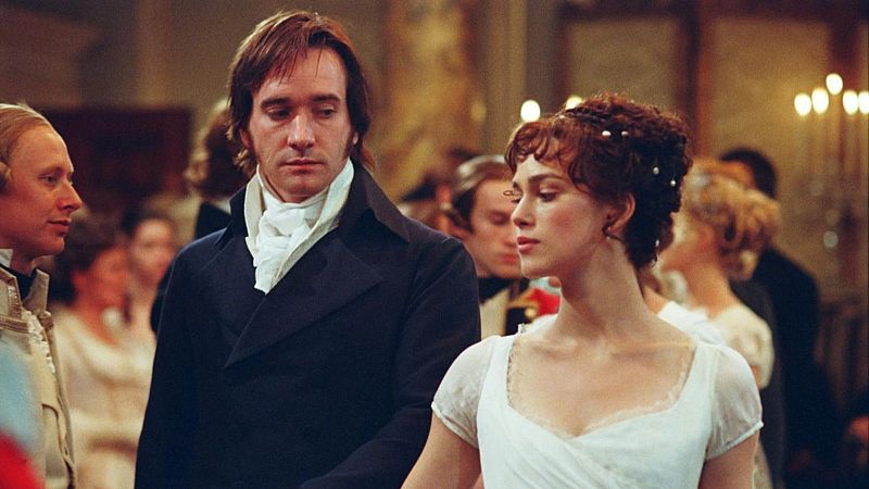 Keira Knightley y Matthew Macfadyen son Elizabeth y el señor Darcy en 'Orgullo y prejuicio'.