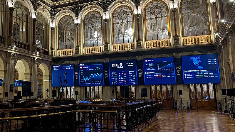 Imagen de la sede de la Bolsa de Madrid