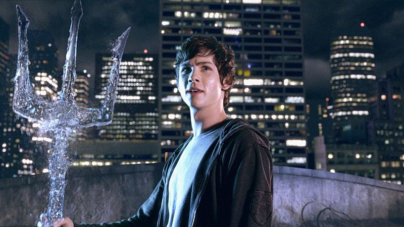 Logan Lerman en su papel de Percy Jackson.