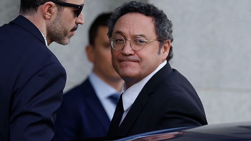 El fiscal general del Estado, Álvaro García Ortiz, llega al Tribunal Supremo (TS), que celebra la quinta jornada del juicio que se sigue contra él