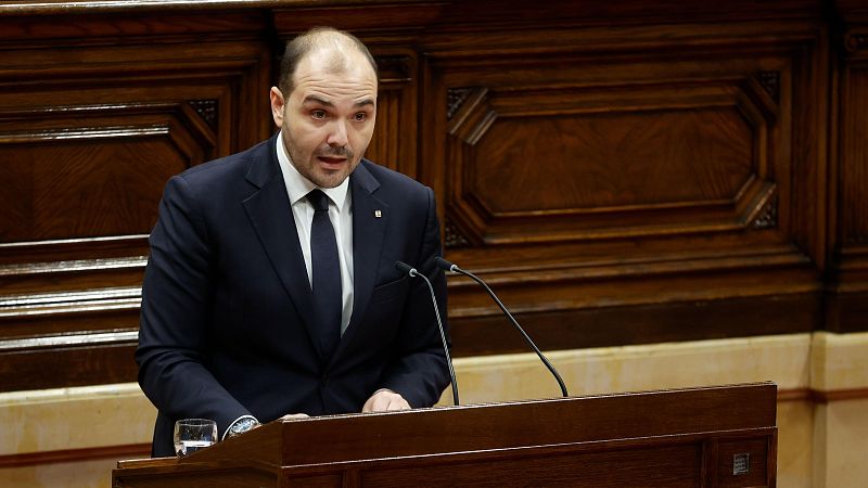 El conseller de la Presidència en funcions de president de la Generalitat, Albert Dalmau