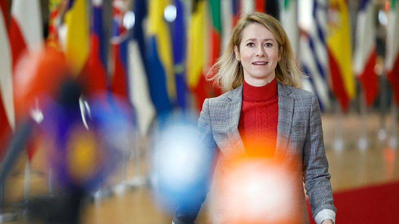 La alta representante de la Unión Europea para Asuntos Exteriores y Seguridad, Kaja Kallas