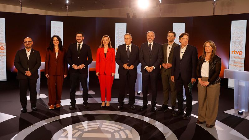 Debate a ocho de RTVE