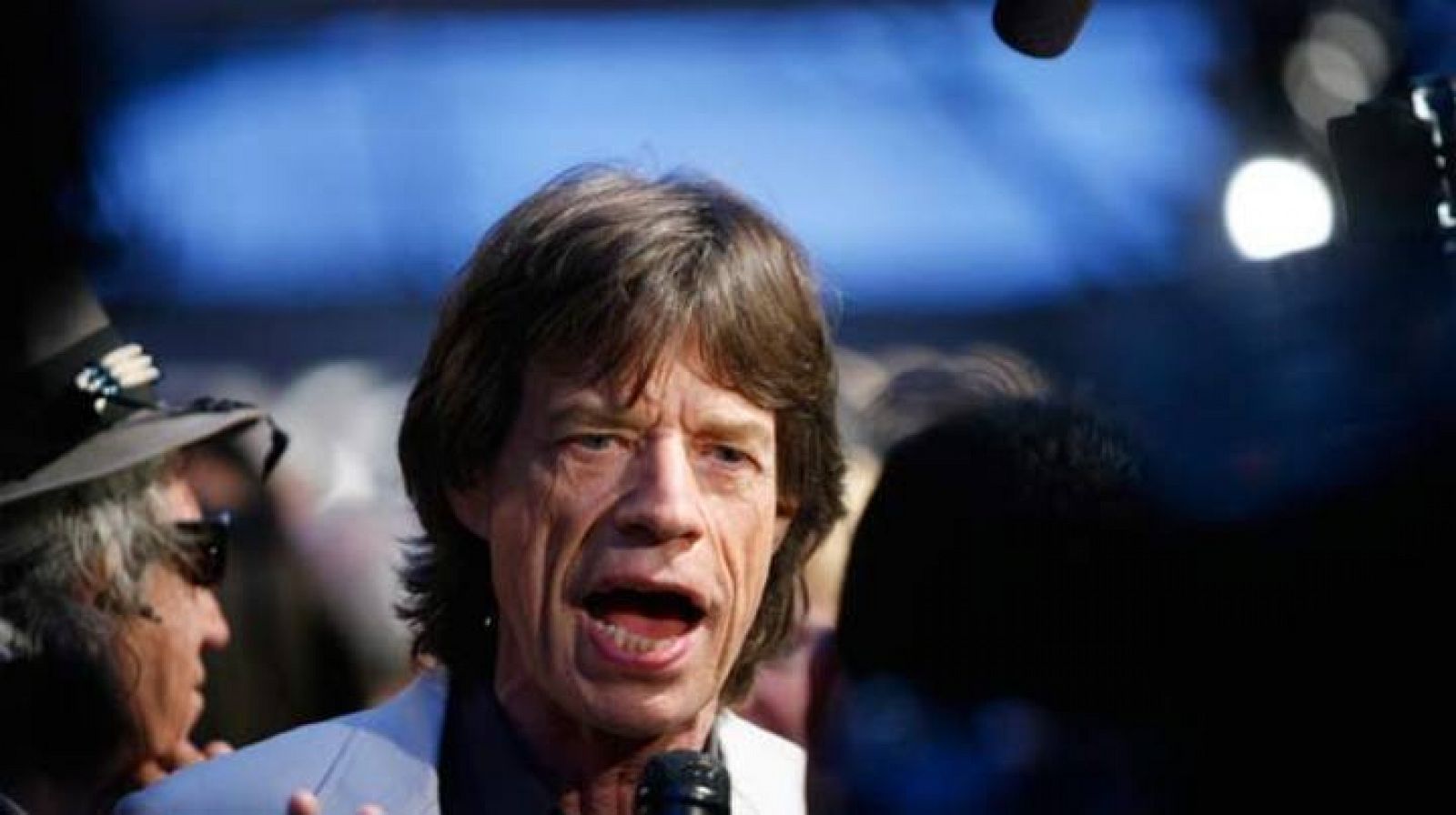 Mick Jagger, durante la presentación de 'Shine a Light'