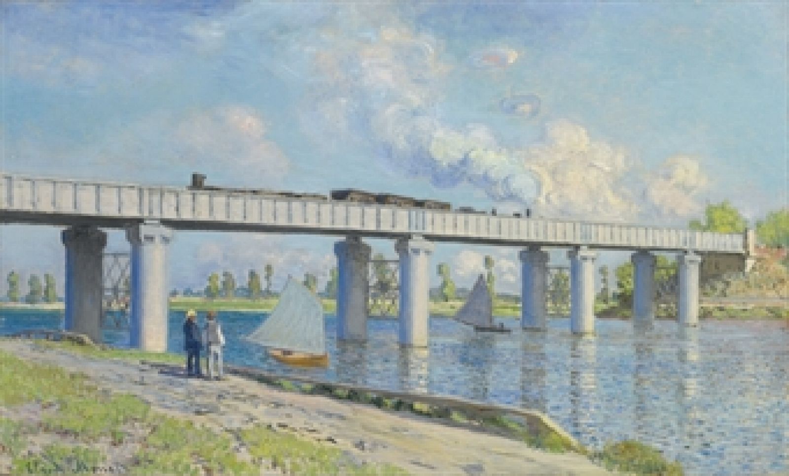 Vendido en Christie's 'El puente de hierro sobre el camino a Argenteuil' de Monet